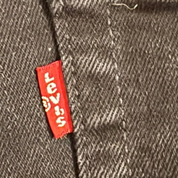 Levi’s Men’s 505 Black Straight Fit Jeans W40 L30 Classic Denim USA - Picture 3 of 4